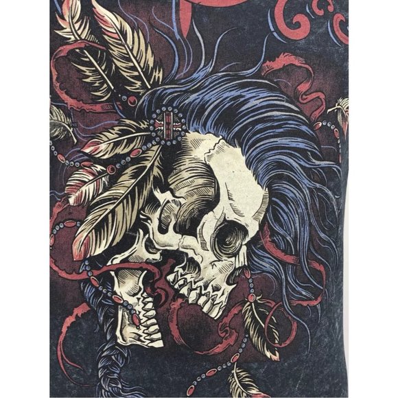 AFFLICTION Men's T-shirt BATTLE CRY Black Lava was - Picture 6 of 10